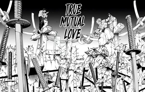 Yuta's domain expansion "True Mutual Love" 