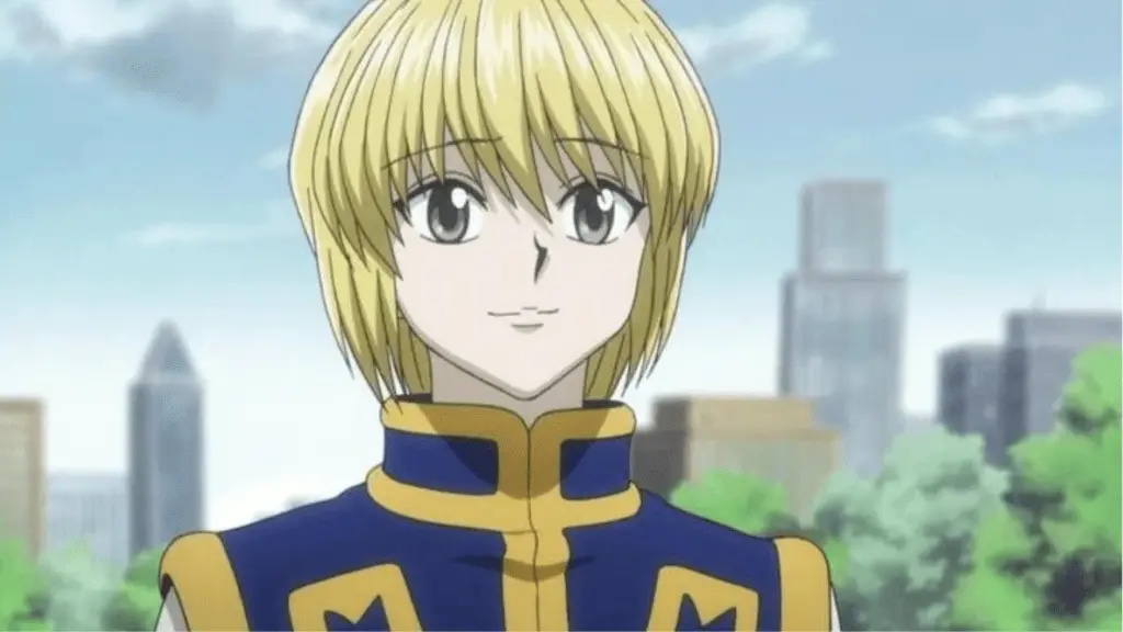 kurapika from hunter x hunter smiling