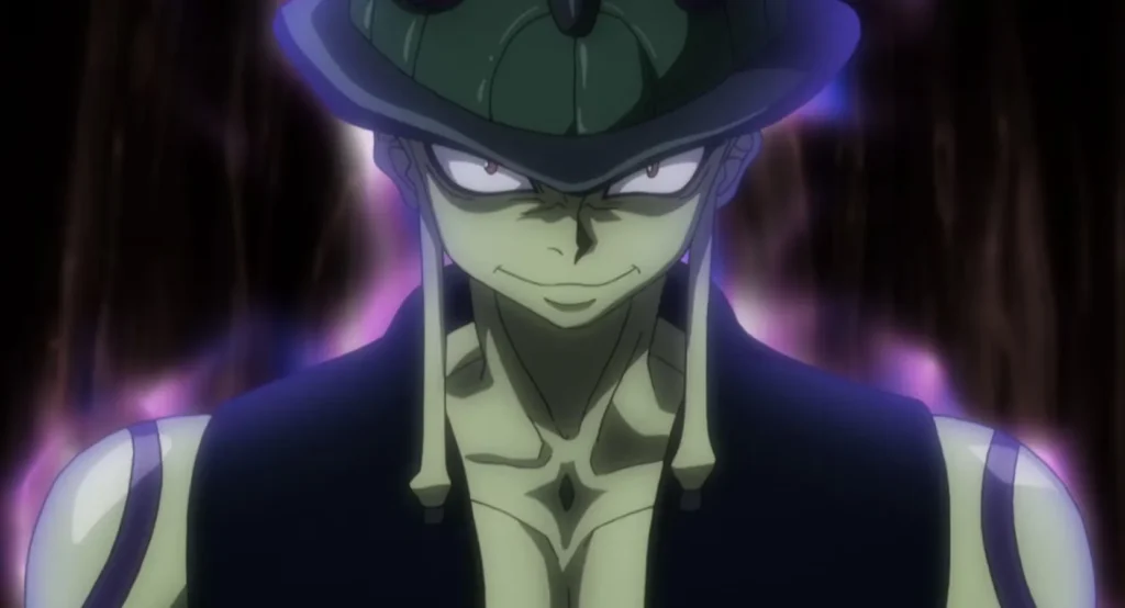 Meruem with a threatening face