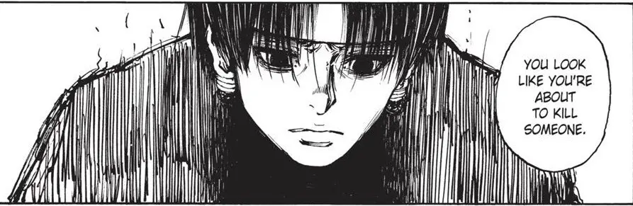 Chrollo sad in the succession war arc