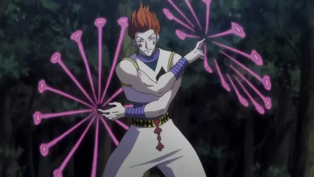 Hisoka using bungee gum