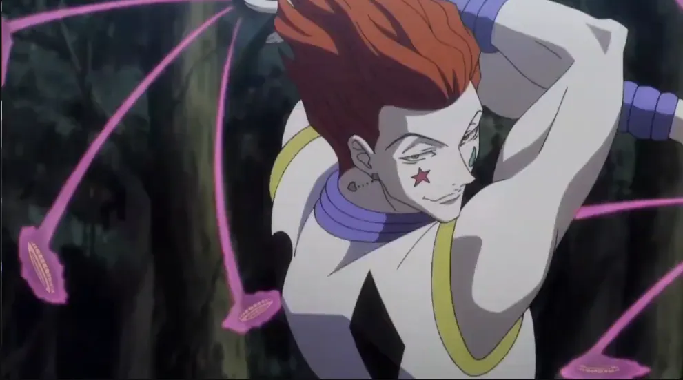 Hisoka using bungee gum