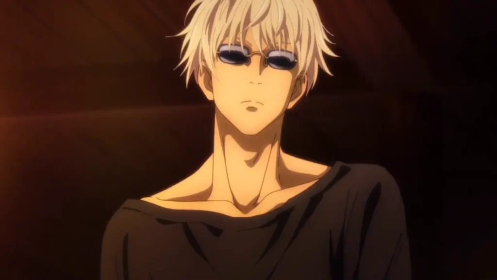 Satoru gojo wearing glasses