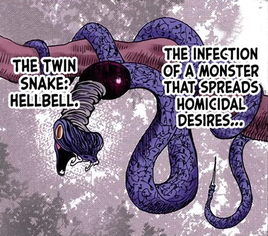 the snake hellbell from the dark continent