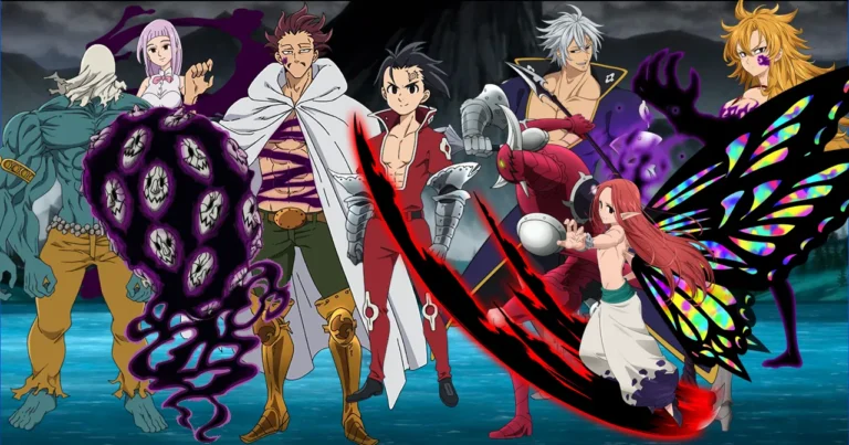 Ten Commandments seven deadly sins anime: Complete List