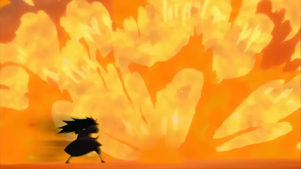 Madara using fire style