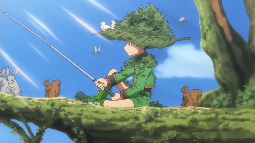 Gon Fishing in whale island