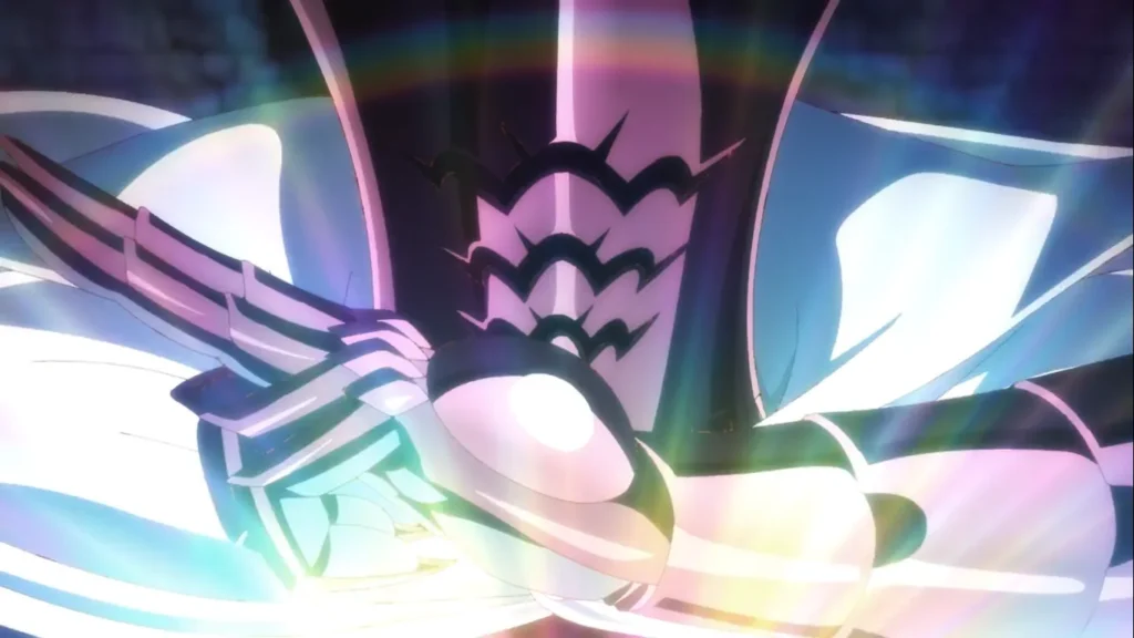 Ironside using magic in the four knights of the apocalypse anime