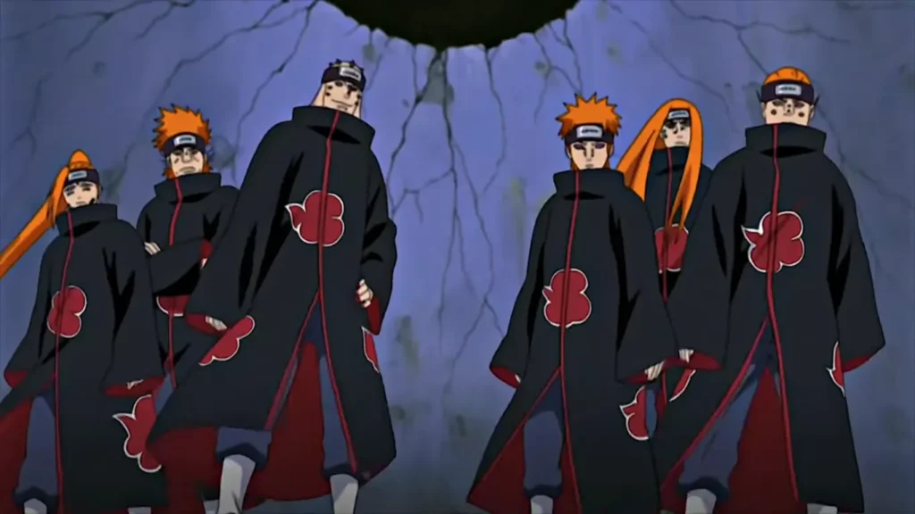 the six paths of pain from naruto