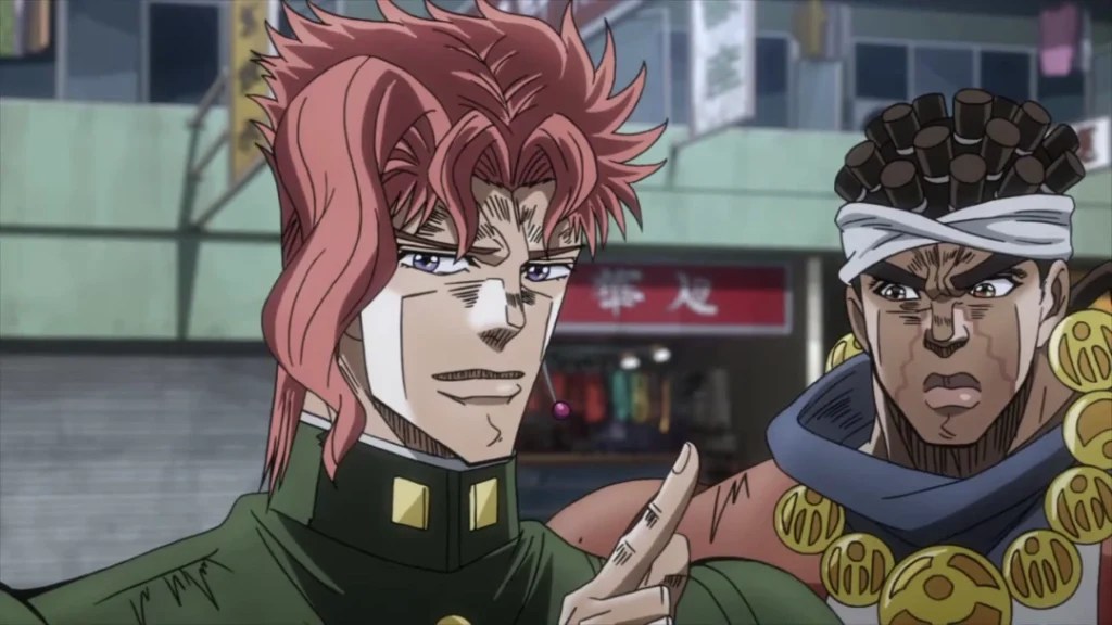 Noriaki Kakyoin and Avdol