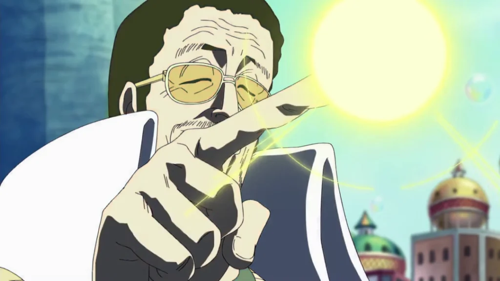 Kizaru's laser beam